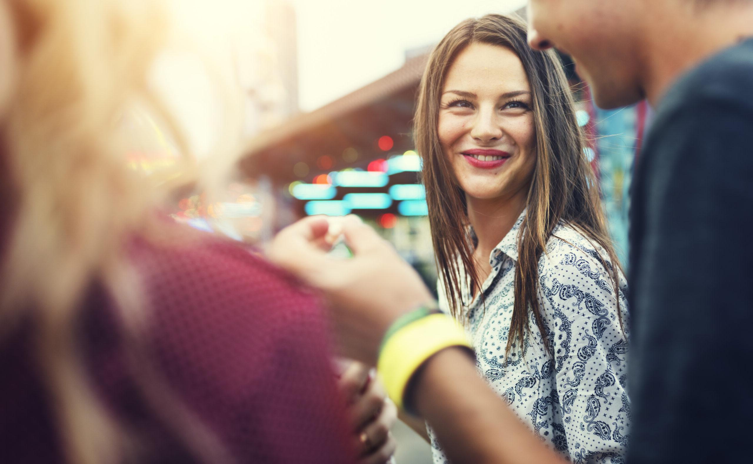 Image of a woman smiling